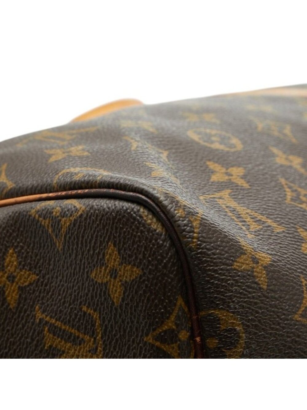 Louis Vuitton Monogram Keepall Bandouliere 55 Boston Bag 2-Way Brown Leather - Picture 6 of 10